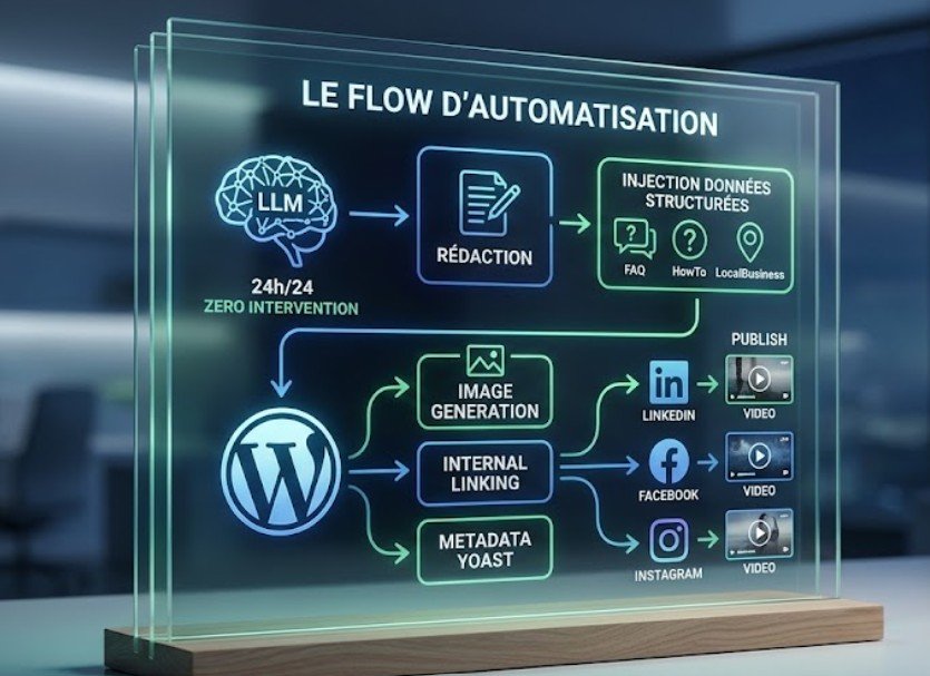 Flow d'automatisation publication contenu