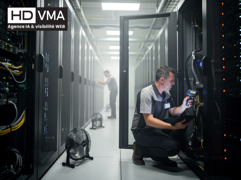 Canicule et data center : refroidissement de serveurs poussé à ses limites