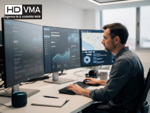SEO et GEO par l'IA pilotés par un expert humain en agence