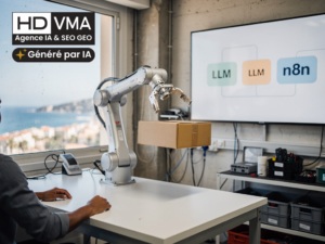 IA dans les Alpes-Maritimes : robot, LLM et automatisation n8n à Cannes