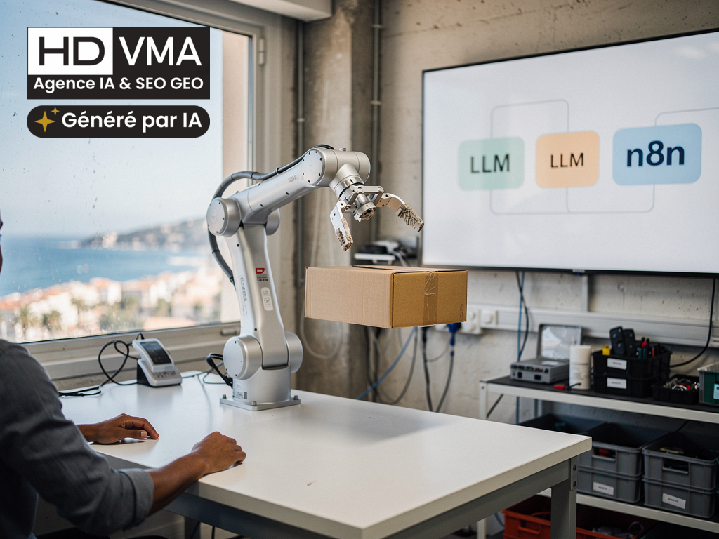 IA dans les Alpes-Maritimes : robot, LLM et automatisation n8n à Cannes