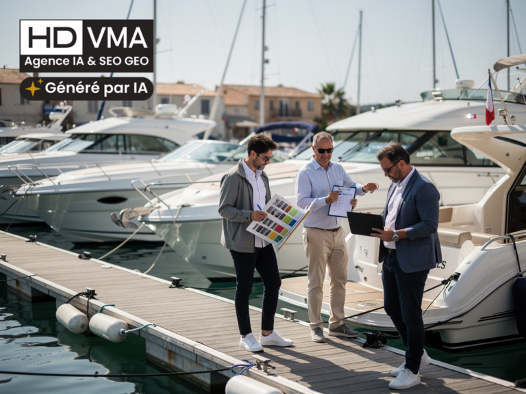 CRM et emailing IA pour la vente de bateaux, machine BoatCible au port
