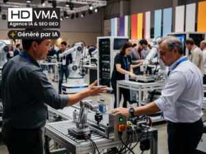 Salons IA 2027 : hall d'exposition mondial des intelligences artificielles